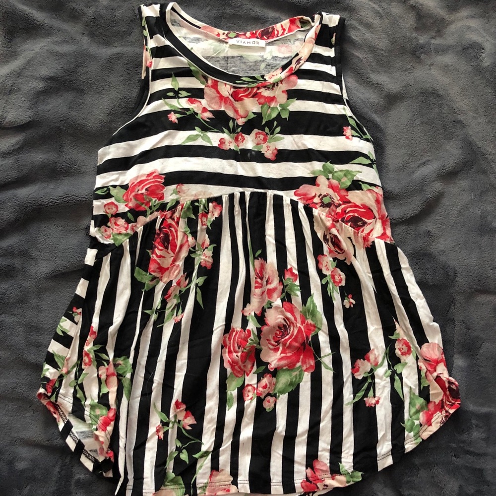 Cute Floral Tank